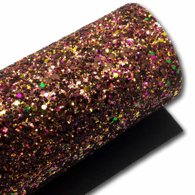 CHOCOLATE Super Chunky Glitter Canvas Sheets