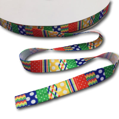 PRIMARY COLORS Print Fold Over Elastic