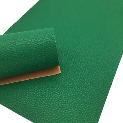 GREEN Faux Leather Sheet, PU Leather, Leather for Earrings - 0065
