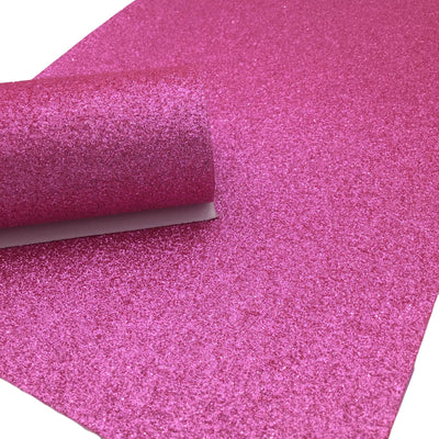 BARBIE PINK Fine Glitter Fabric Sheet