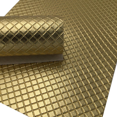 GOLD DIAMOND Faux Leather Sheet