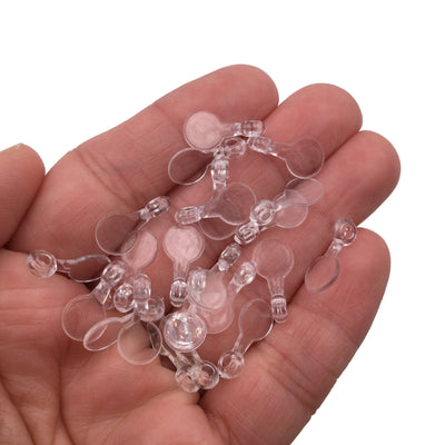 20 Plastic Pendant Bails