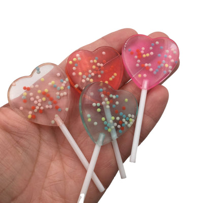 3 Mixed Color Lollipop Faux Candy