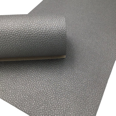 PEWTER PEARL Faux Leather Sheets, PU Leather, Leather for Earrings, Hair Bow Material