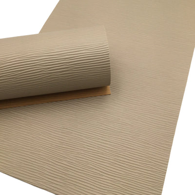 TAN WAVES Faux Leather Sheets