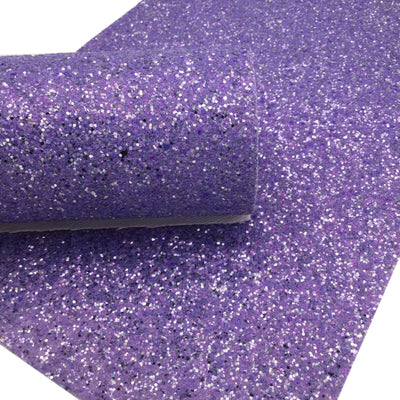 PURPLE AND SILVER Chunky Glitter Canvas Sheets