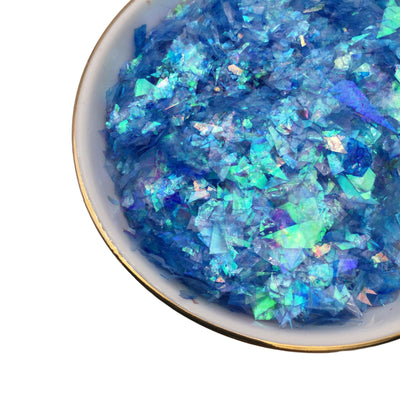 BLUE 10 Grams Cellophane Flakes Glitter