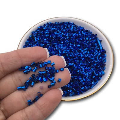 50g ROYAL BLUE METALLIC Crispy Bingsu Beads