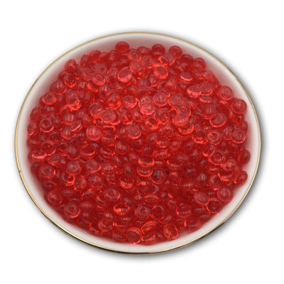 100g Red Fishbowl Beads