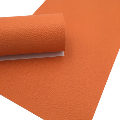 TANGERINE Matte Faux Leather Sheets