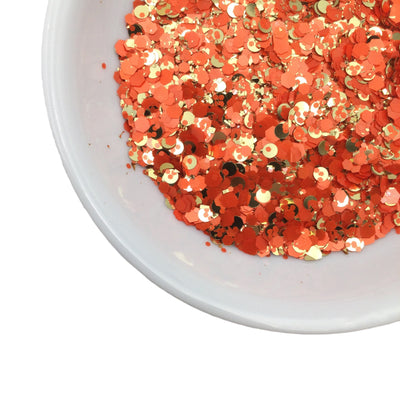 LUXE ORANGE Chunky Glitter 10g Jar