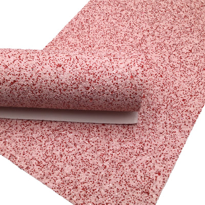 PINK KISSES Chunky Glitter fabric Sheets
