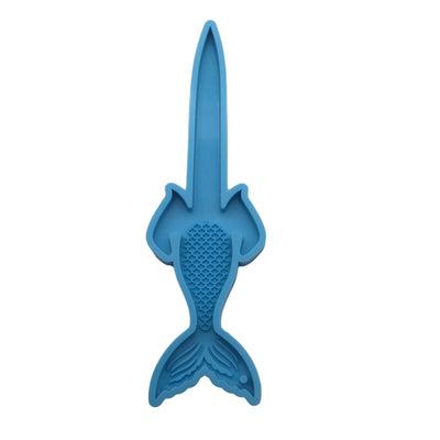 7 Inch Mermaid Tail Dagger Defense Mold for Resin Crafts - 3309