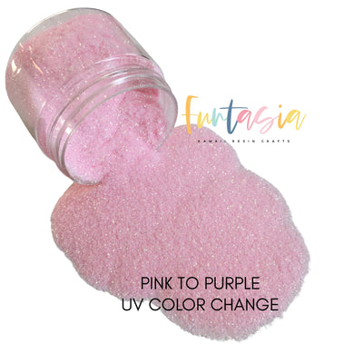Pink UV COLOR CHANGE Fine Loose Glitter
