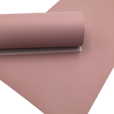 ROSE Smooth Faux Leather Sheets, Faux Leather Sheets, Leather for Earrings, Hair Bow Material - 0066