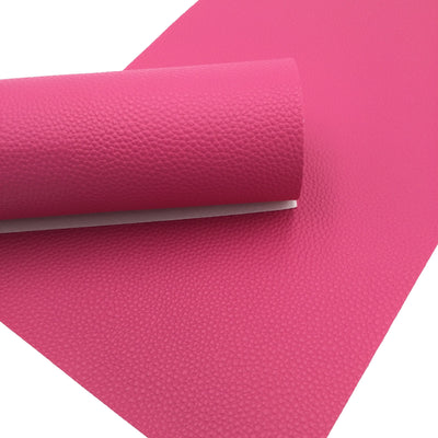 HOT PINK Faux Leather Sheet