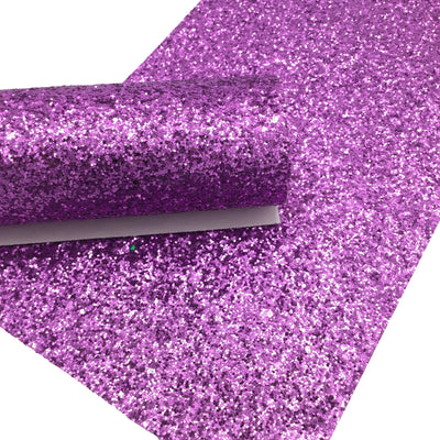 Lavender Purple Chunky Glitter Canvas Sheets