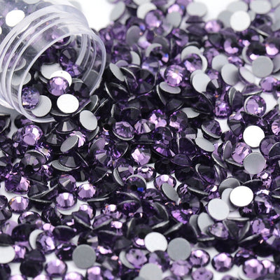Worthofbest Flatback Rhinestones with Craft Glue for Crafts, Flat Back Gems Crystals - Mixed Colors, Adult Unisex, Size: Small, Grey Type