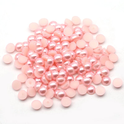 Blush Pink Flat Back Pearls