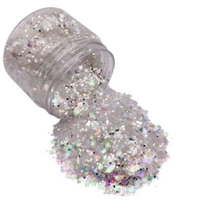 FAIRY WINGS Chunky Glitter, Loose Glitter, Polyester Glitter, Solvent Resistant, Premium Quality Glitter for Tumblers, 1 oz Bag