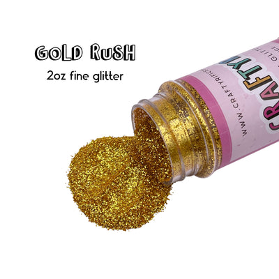 Gold Rush Fine Glitter 2oz Bottle