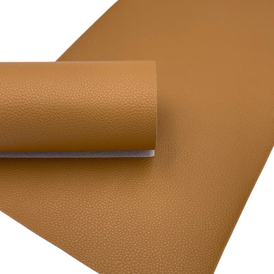 Peanut Butter Pebbled Faux Leather Sheet