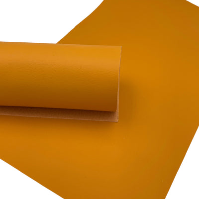 Mustard Faux Leather Sheets