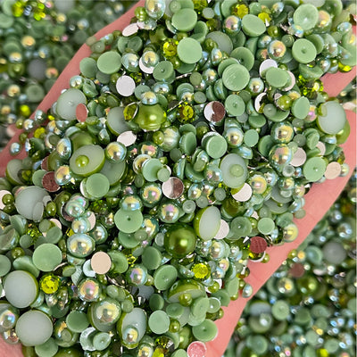 Olive Green Pearl Mix