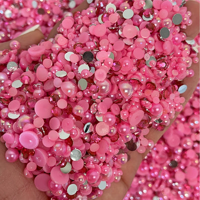 Bubblegum Pink Pearl Mix