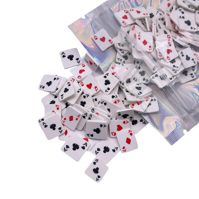 Large Playing Cards Polymer Clay Slices