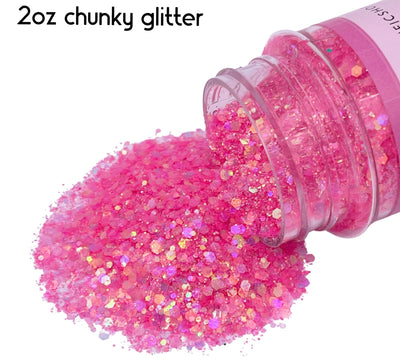 Bossy Chunky Glitter Mix 2oz Bottle
