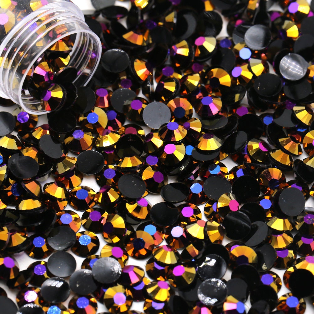 22600Pcs Flatback Bulk Jelly AB Rhinestones Set - 8 Colors Rhinestines for  Nails, 3 Sizes(3mm,4mm,5mm) Gems for Crafts Bling Tumblers Glitter Crystal