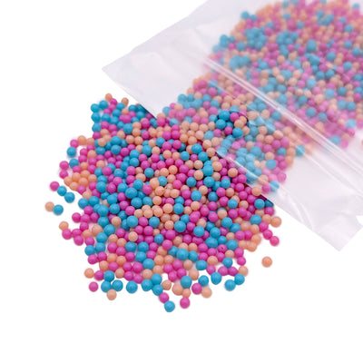 Sunkissed Mix 2mm Caviar Beads, Fake Sprinkles, Jimmies, Sprinkles for Slime and Crafts - NON EDIBLE