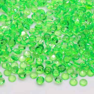 Green Transparent Resin Rhinestones 1000pcs