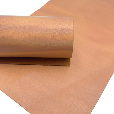 Rose Gold Metallic Faux Leather Sheet