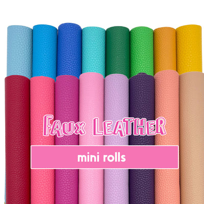 Pebble Faux Leather Mini Roll 12x26" Inch