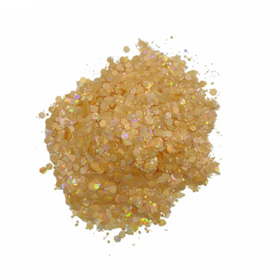Macaroon Series - Yellow Chunky Glitter, Polyester Glitter, Solvent Resistant, Premium Quality Glitter for Tumblers