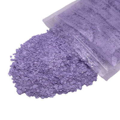 Matte Lilac Chunky Glitter, Polyester Glitter, Solvent Resistant, Premium Quality Glitter for Tumblers