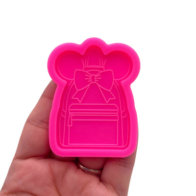 Mouse Backpack Phone Grip Silicone Mold, Shiny Mold, Silicone Molds for Epoxy Crafts, Resin Craft Molds, Epoxy Resin Jewelry Making Supplies